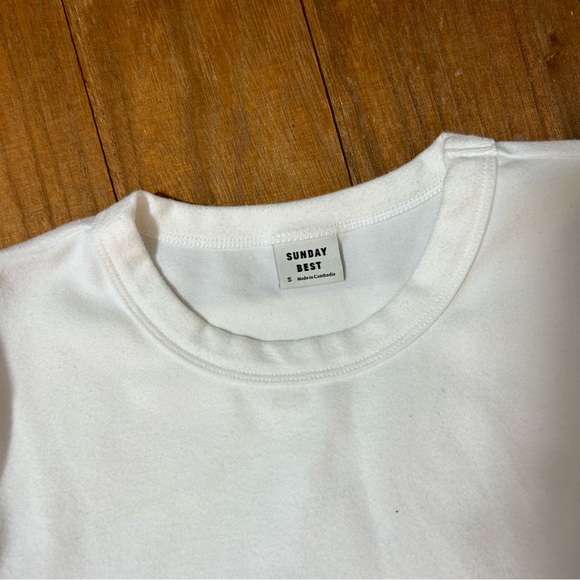 Sunday Best White T-Shirt - Picture 5 of 5